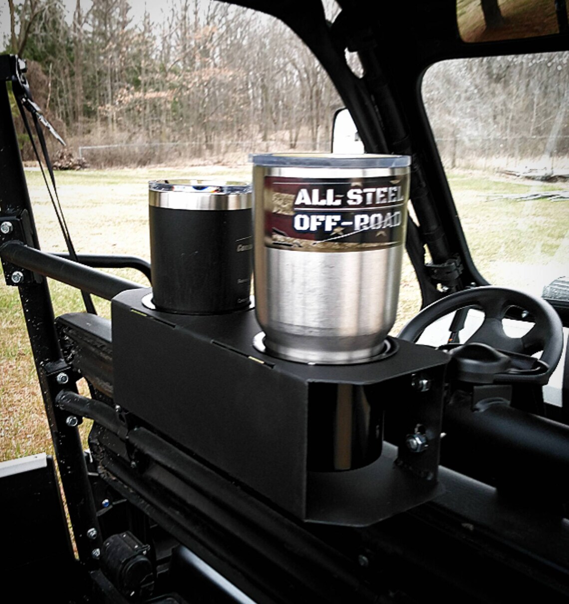 Kawasaki Mule Fxt Pro Rear Seat Cup Holders Etsy