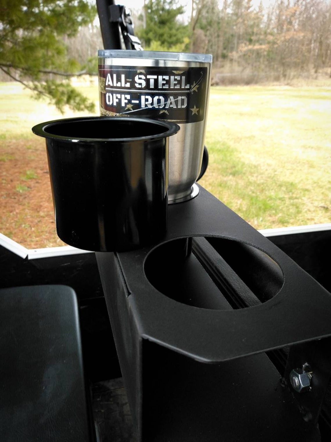 Kawasaki Mule Fxt Pro Rear Seat Cup Holders Etsy