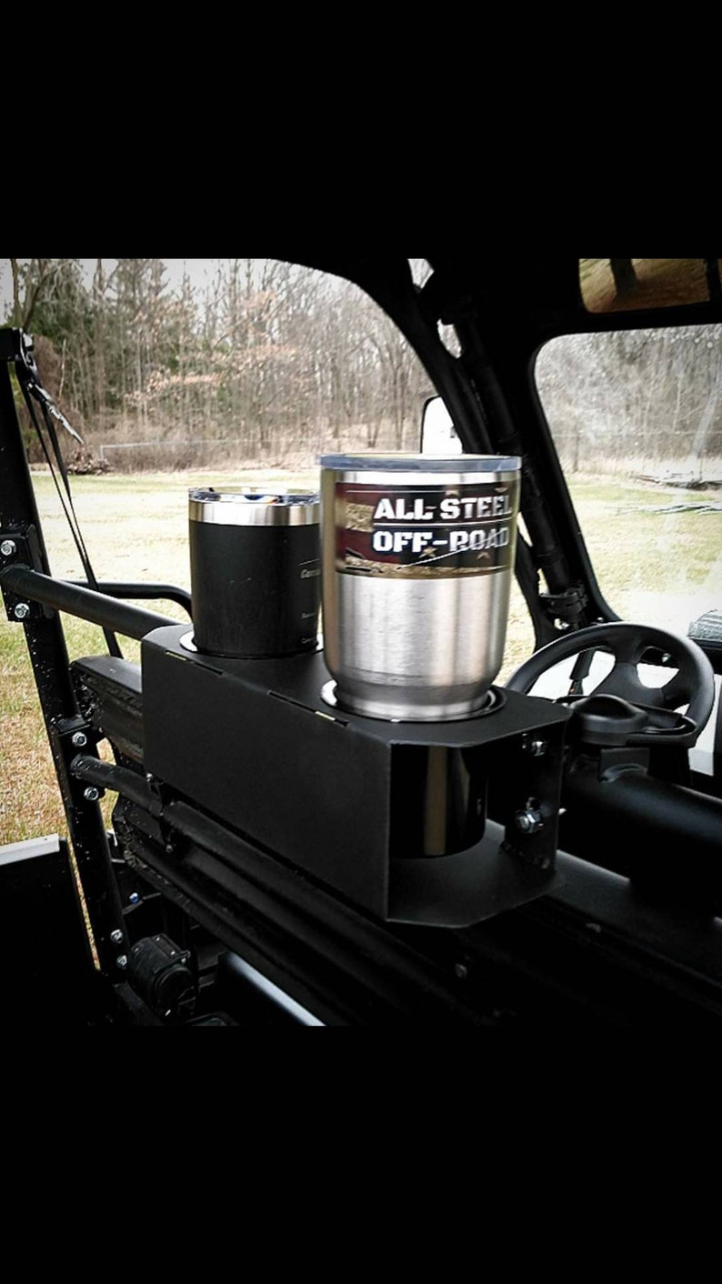 Can Am Defender Max rear cup holders Etsy