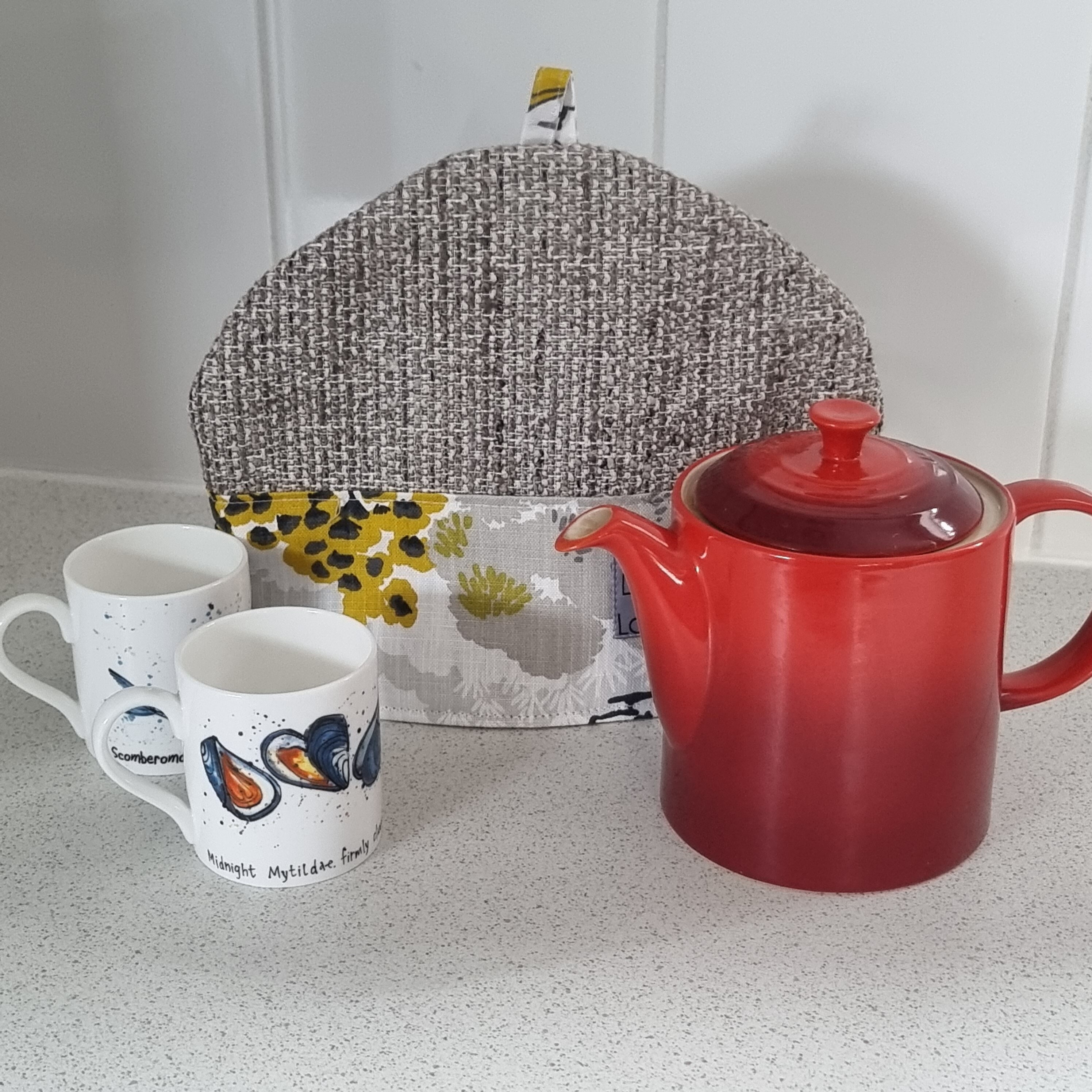 Tea Cosy for family sized 6 cup teapot handmade from luxury Etsy