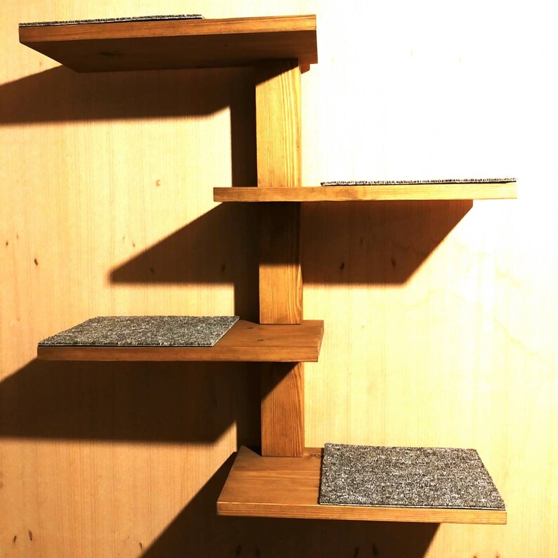 Modern floating cat steps/climbing tree Etsy