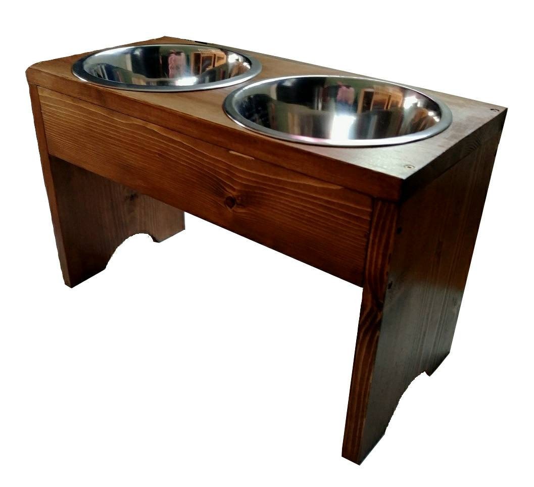 Raised Dog Feeder Etsy