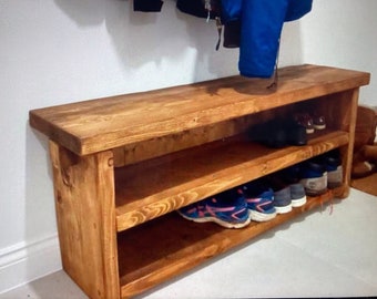 Etsy shoe 2024 storage bench