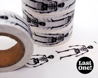 Skeleton Washi Tape - 15mm Wide x 10m Long