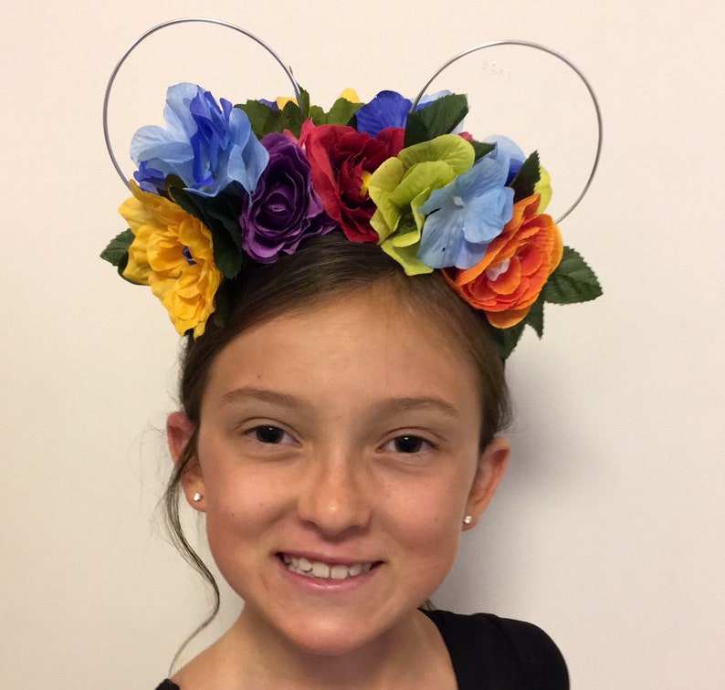 Coco Minnie Ears Dia De Los Muertos Ears Floral Minnie Ears | Etsy