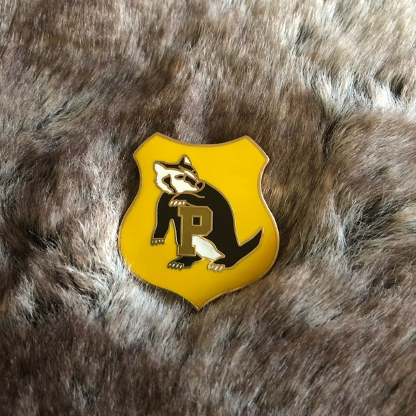 Badger Prefect badge enamel pin