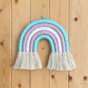 TRANSGENDER Pride Flag Rainbow LGBTQ Macrame Wall Hanging transgender