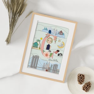 Impression personnalisée de la fête des mères - Carte personnalisée de la fête des mères - Cadeau personnalisé d’anniversaire - Cadeau de dernière minute