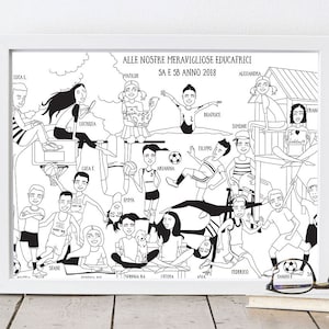 Personalized Classroom Poster Print, Teacher Appreciation Gift