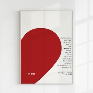 La Vostra Canzone d'Amore - Regalo di Anniversario Personalizzato Last Minute - Stampa Personalizzata