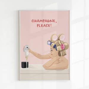 Champagne Please Stampa, Arte Moderna