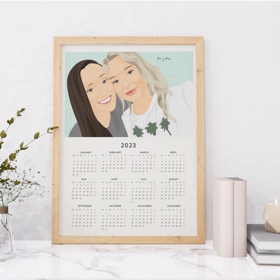 Personalized Best Friend Calendar 2023 Portrait Personalized Friend Illustration Calendar 2023 Best Friend Personalized Portrait - Etsy Personalized Best Friend Calendar 2023 Portrait Personalized Friend Illustration Calendar 2023 Best Friend Personalized Portrait - Etsy