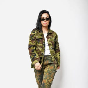 Camisa Militar Camisas Camufladas Para Mujer Camisa Talle Mujer