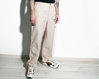 Vintage 90s Beige Chinos Pants Mens 