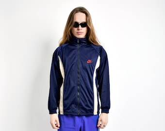NIKE Vintage Sport Jacket Men Blue Navy Colour | 90s NIKE Vintage Sport Jacket Men Blue Navy Colour | 90s