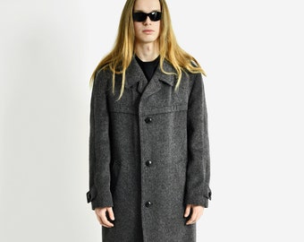 Bigbarry Mens Winter Outdoor Solid Two Button Fashion Outerwear Trench Coat Bigbarry Mens Winter Outdoor Solid Two Button Fashion Outerwear Trench Coat