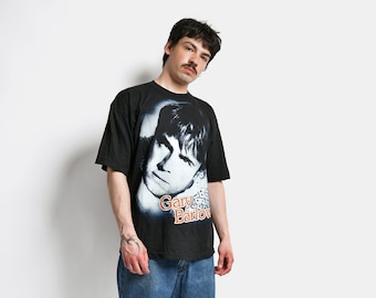 Gary Barlow Take That 90s t-shirt unisex | Vintage deadstock black printed graphic lightweight cotton t-shirt | 1990s music band tees | XL