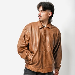 Etsy mens leather jacket outlet
