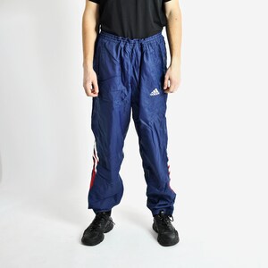 Blue adidas wind pants outlet