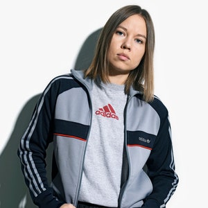 Adidas originals clearance linear track top