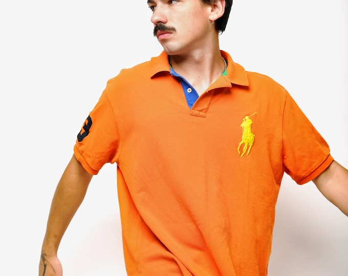 Vintage 90's Polo Sport Spell Out Shirt Large Polo Sport #22 Ralph
