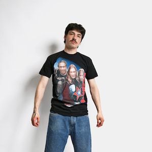Hanson 90s music t-shirt unisex | Vintage black colour printed graphic cotton t-shirt | 1990s music band group deadstock tee | Small size