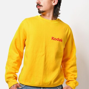 Yellow Kodak Sweater Etsy