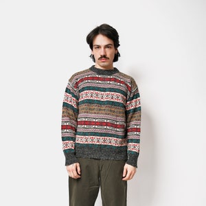 Colourful knit jumper best sale