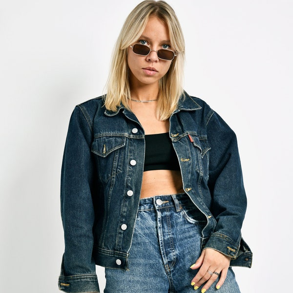 Grunge Denim Jacket - Etsy