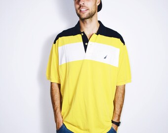reebok polo shirts yellow
