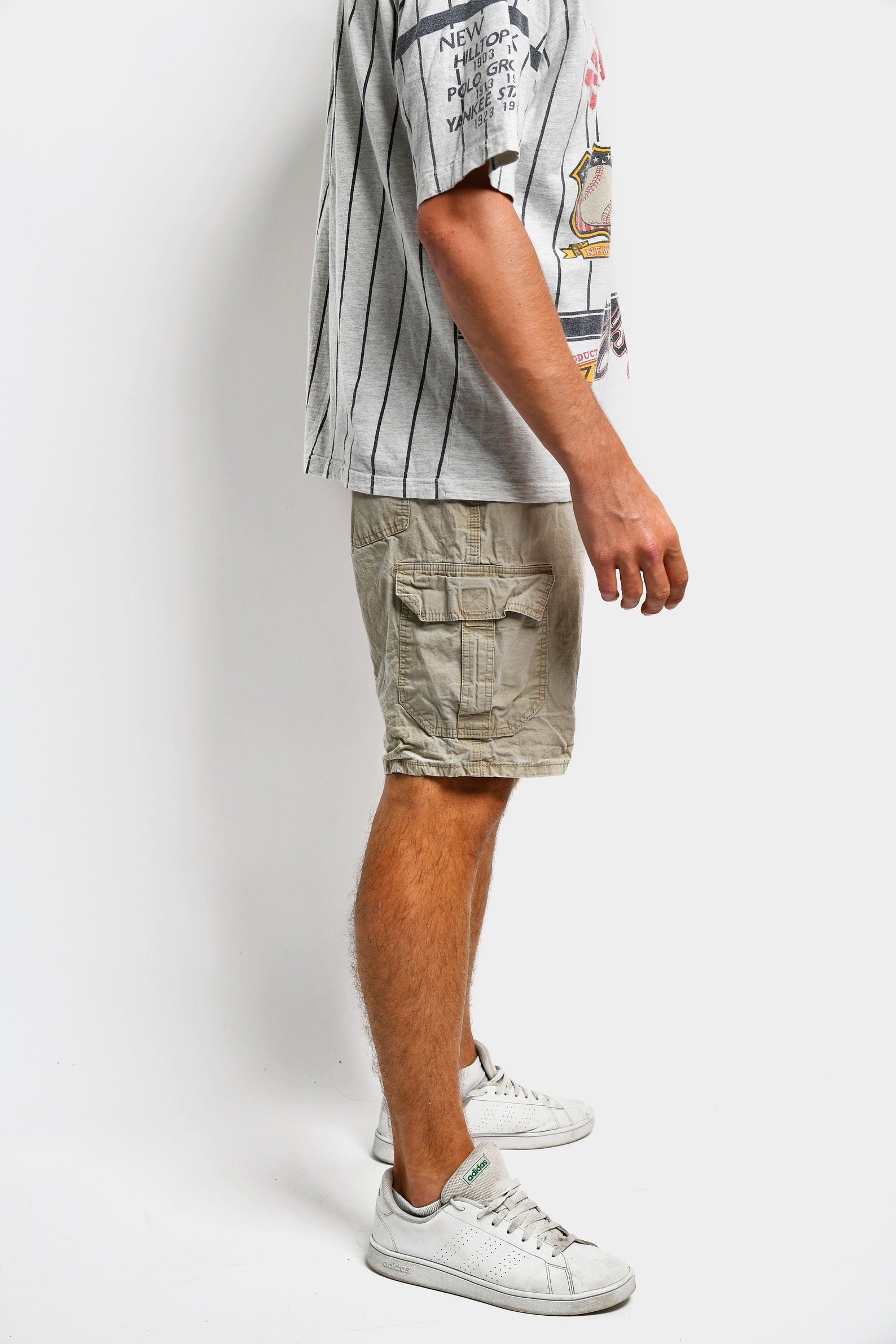 Men's Cargo Pocket Shorts - Beige main image 1
