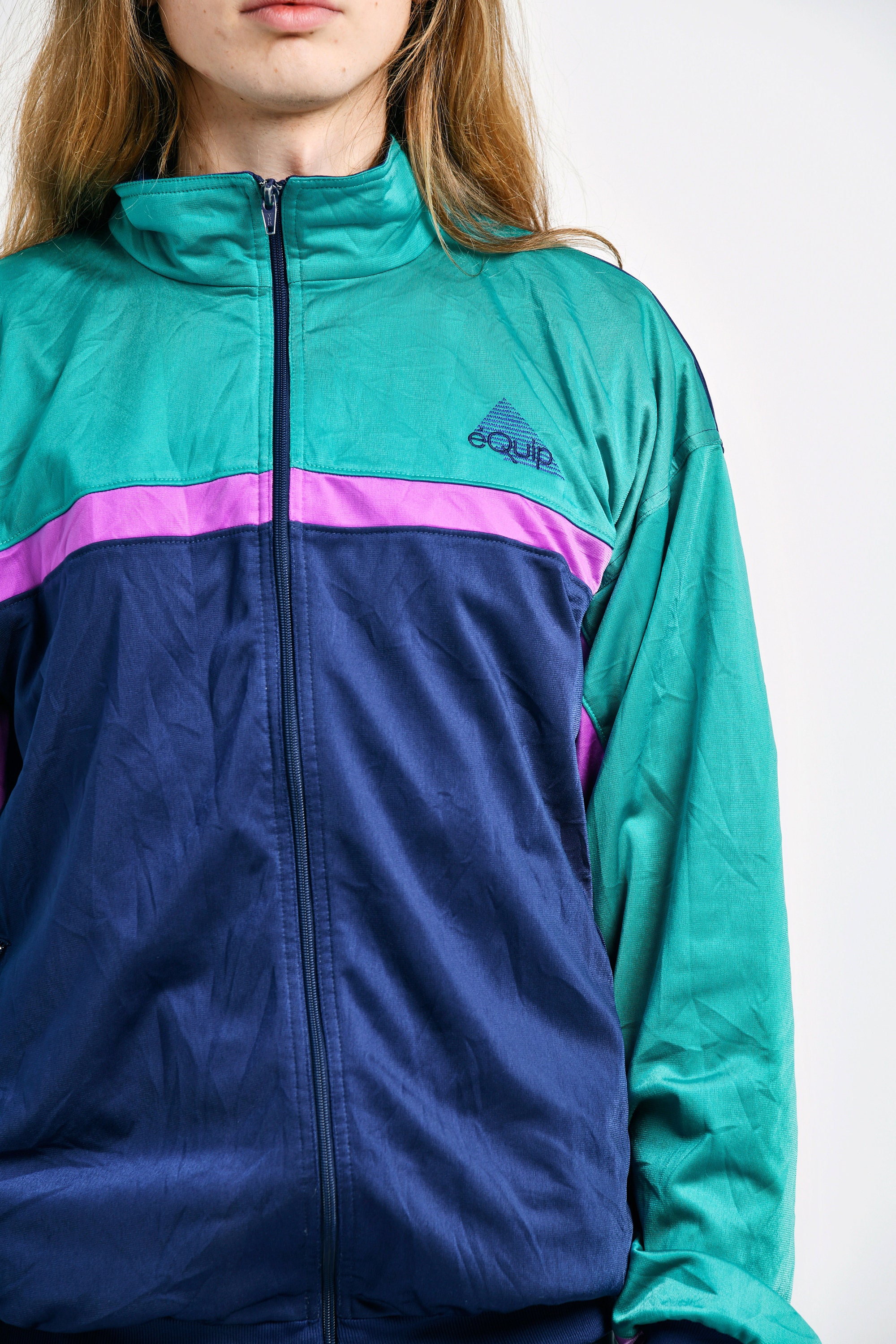Vintage 80s Track Jacket Multi Colour for Men Retro 90s Old - Etsy