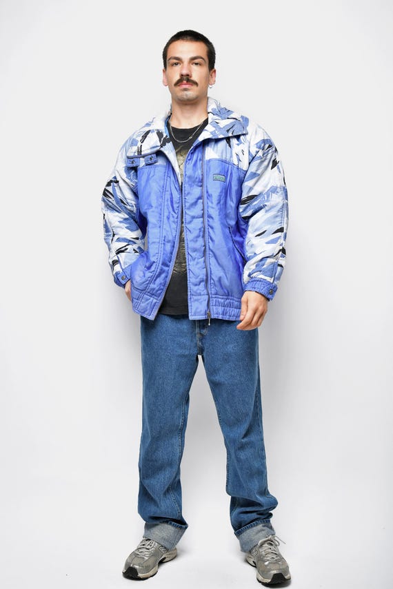 Ellesse veste de ski vintage des années 90 pour hommes couleur