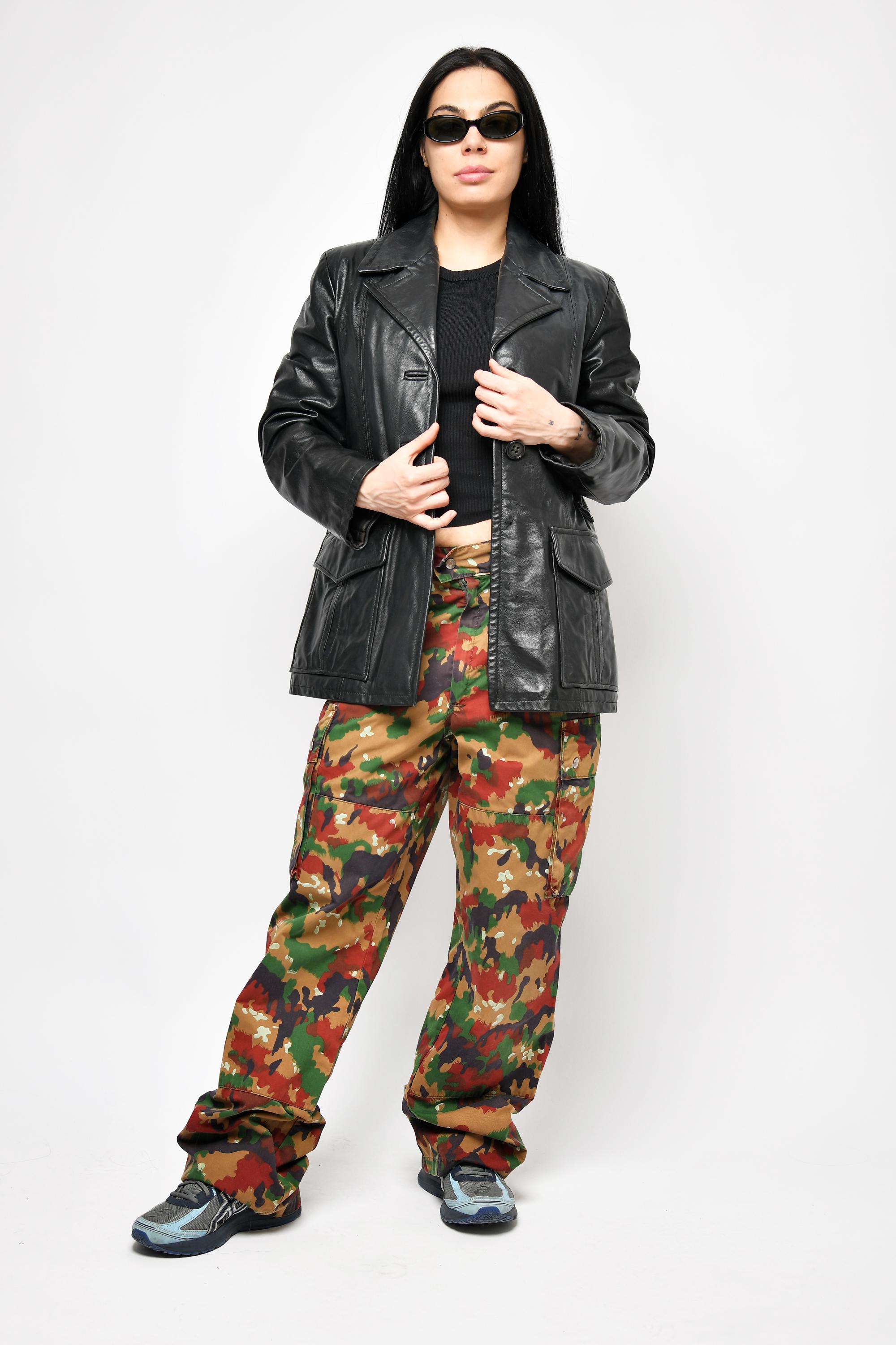 ジャケット・アウター 70s 80s EURO tirolean design leather JKT 80s Tyrolean Distressed Brown Leather Jacket – Alba Vintage Studio