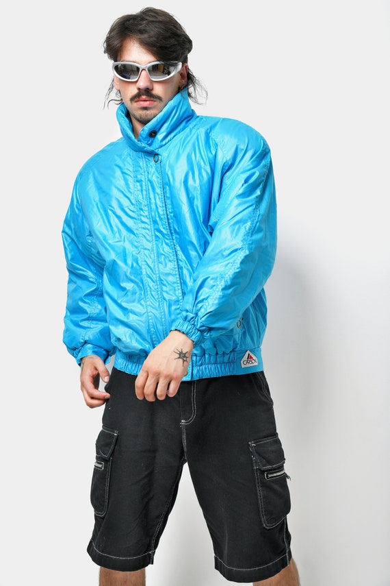 OLD puff jkt skyblue