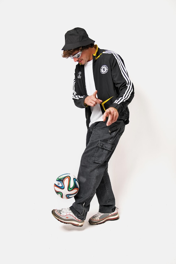 UEFA Champions League CHELSEA Adidas Windbreaker Jacket Black