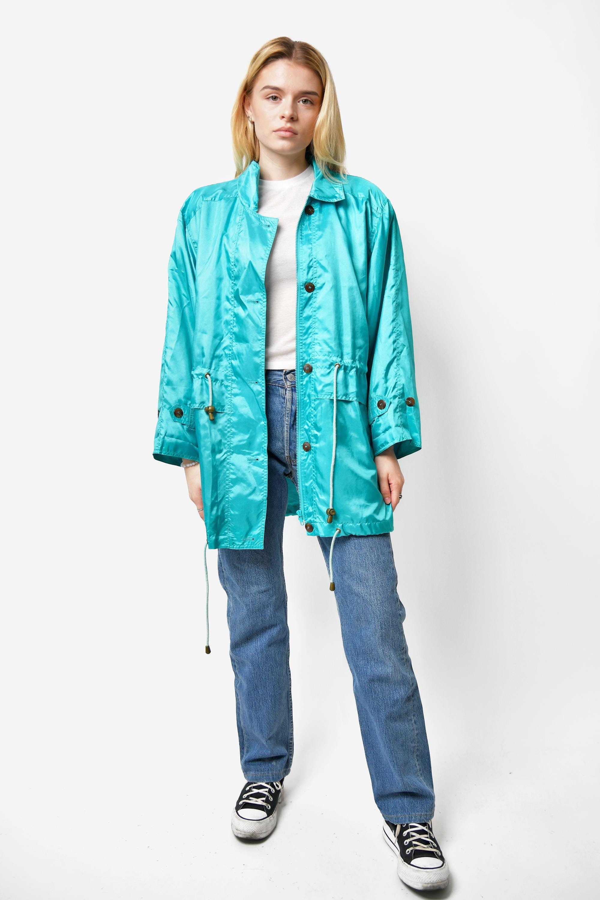 Veste Bomber Replay Femme Rétro En Daim Rouge - Occasion Très Bon état, Style Vintage