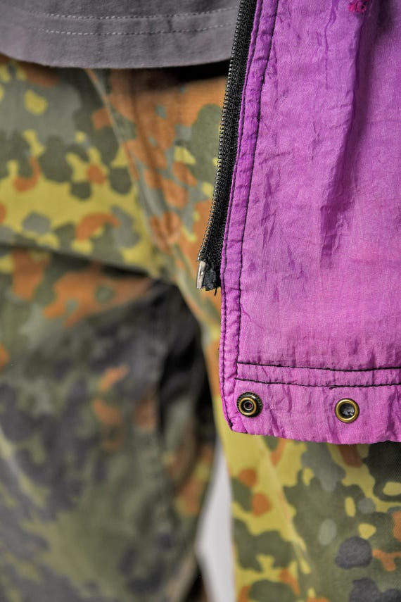 Reversible double sided shell jacket purple colou… - image 10