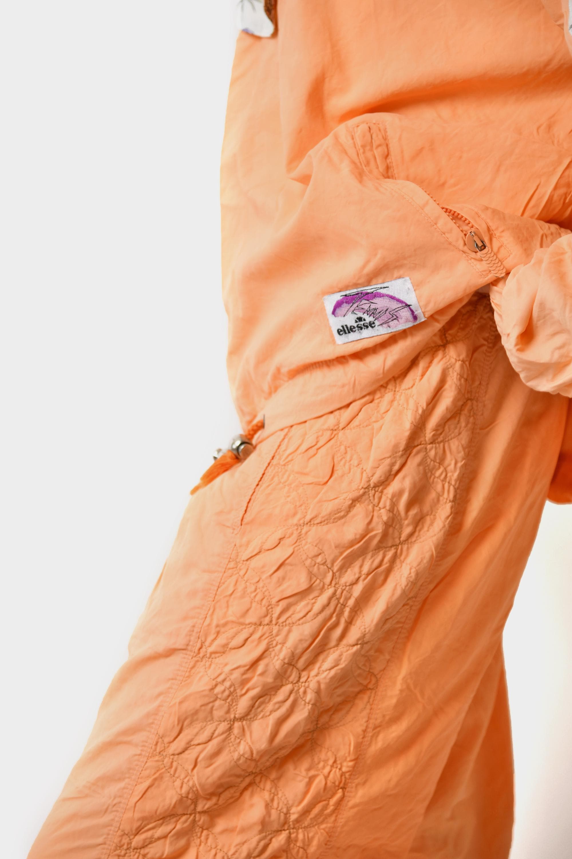 Ellesse 80s Shell Suit Orange Colour for Women | Vintage