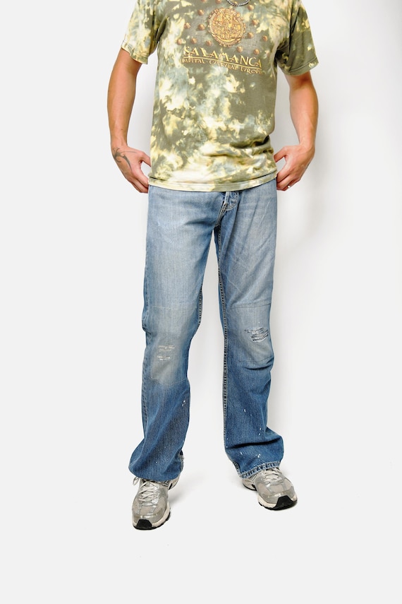 LEVI'S 512 vintage distressed flared jeans men's … - image 4