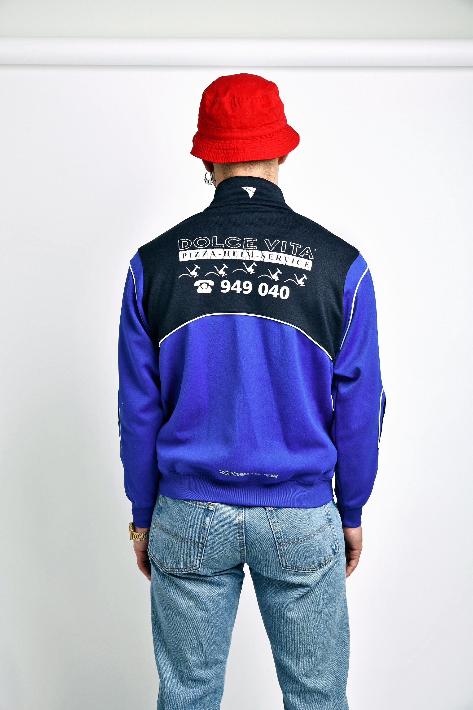 Old School Track Jacket Blue | Men's Vintage 2000s Y2K