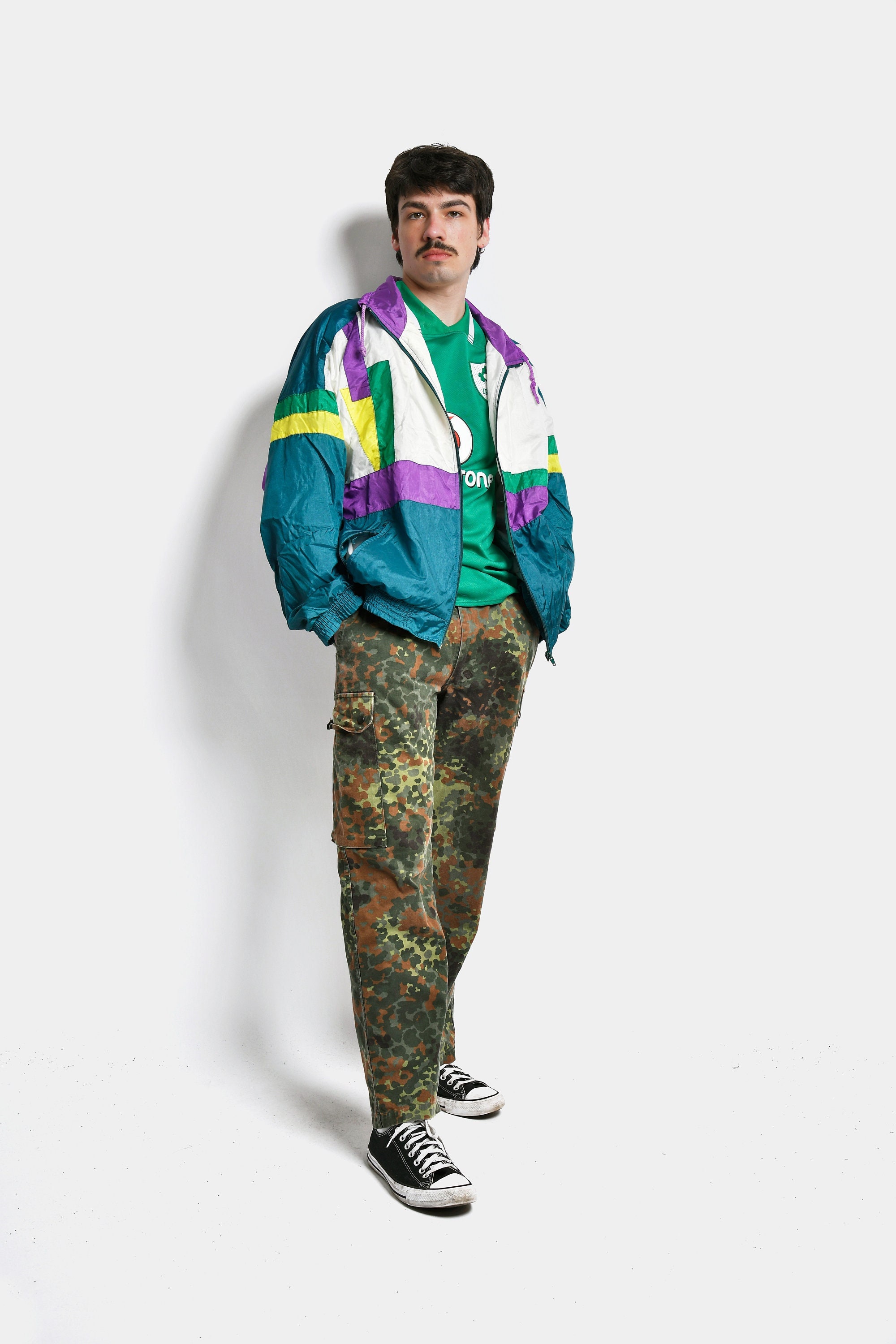 80s windbreaker deals fashion