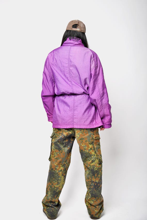 Reversible double sided shell jacket purple colou… - image 8