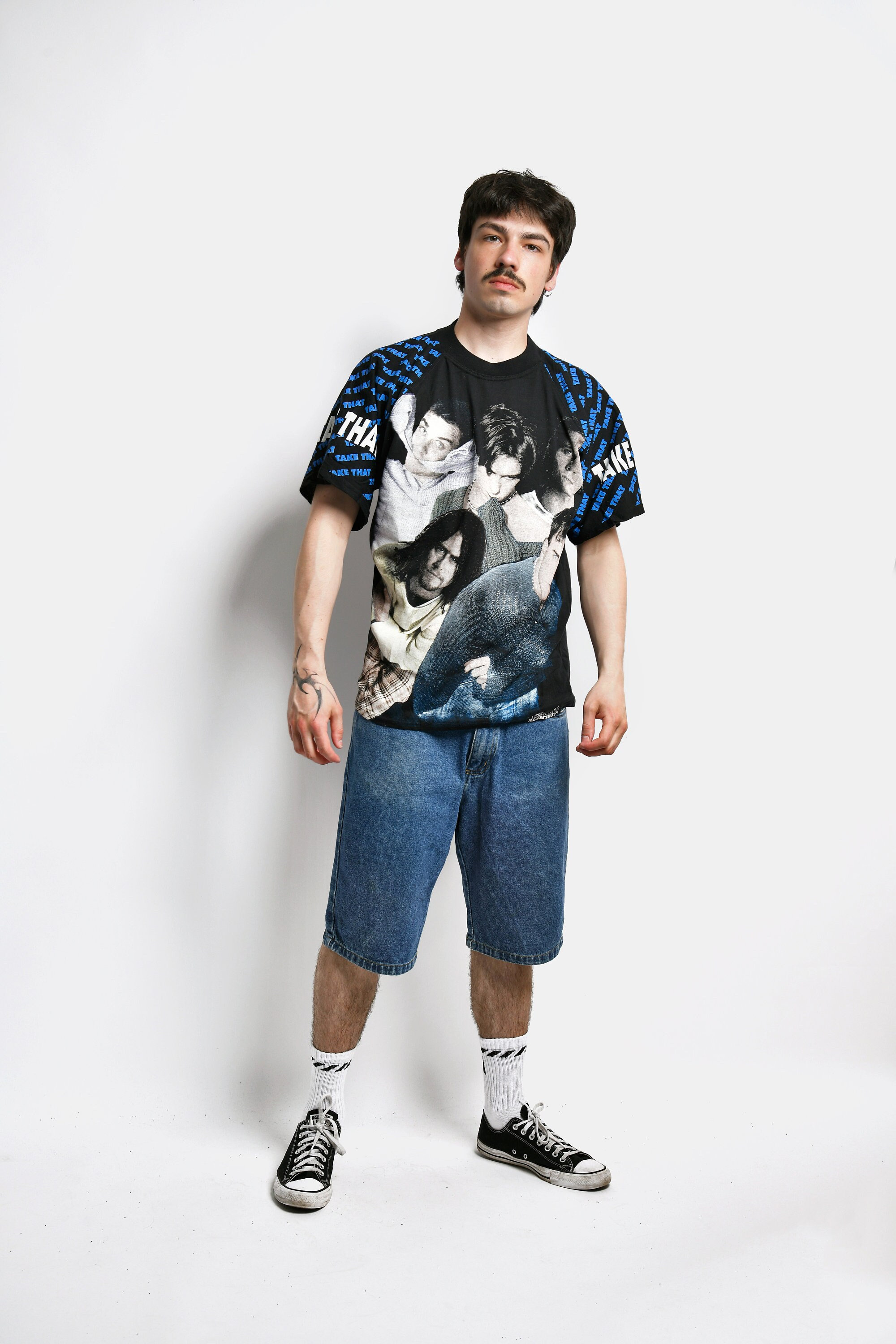 90s BASIC EDITIONS Tシャツ 90's BASIC EDITIONS マルチボーダーTシャツmtp01483101256323
