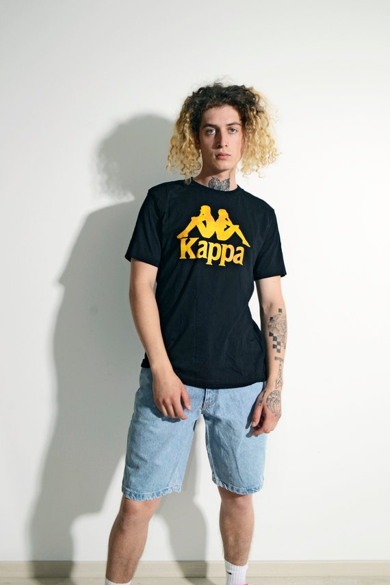 KAPPA camiseta vintage negra para hombre / camiseta deportiva Etsy España