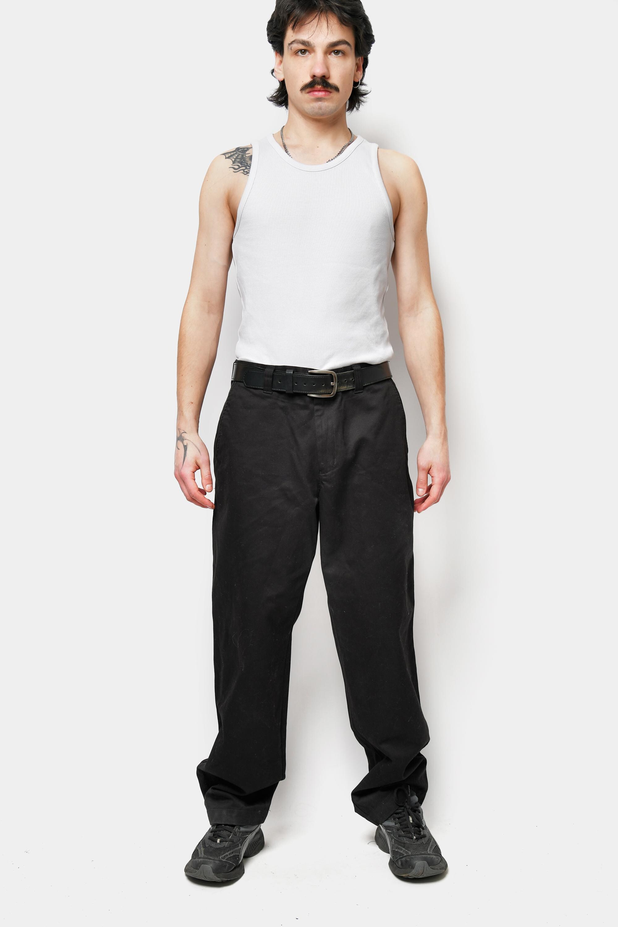 Dockers Pantalon de Loisirs pour Homme, Gris foncé, 32W x 30L