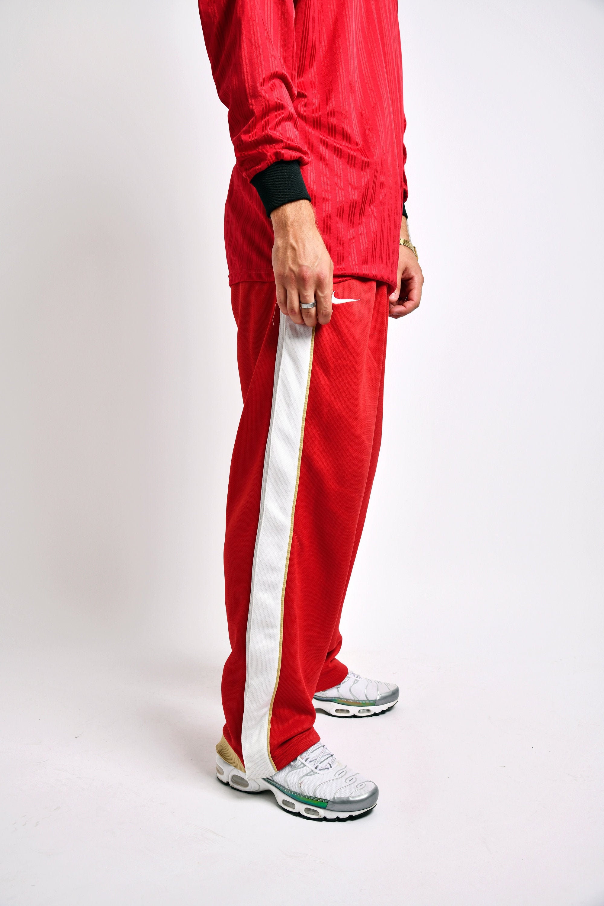 men's tear away track pants