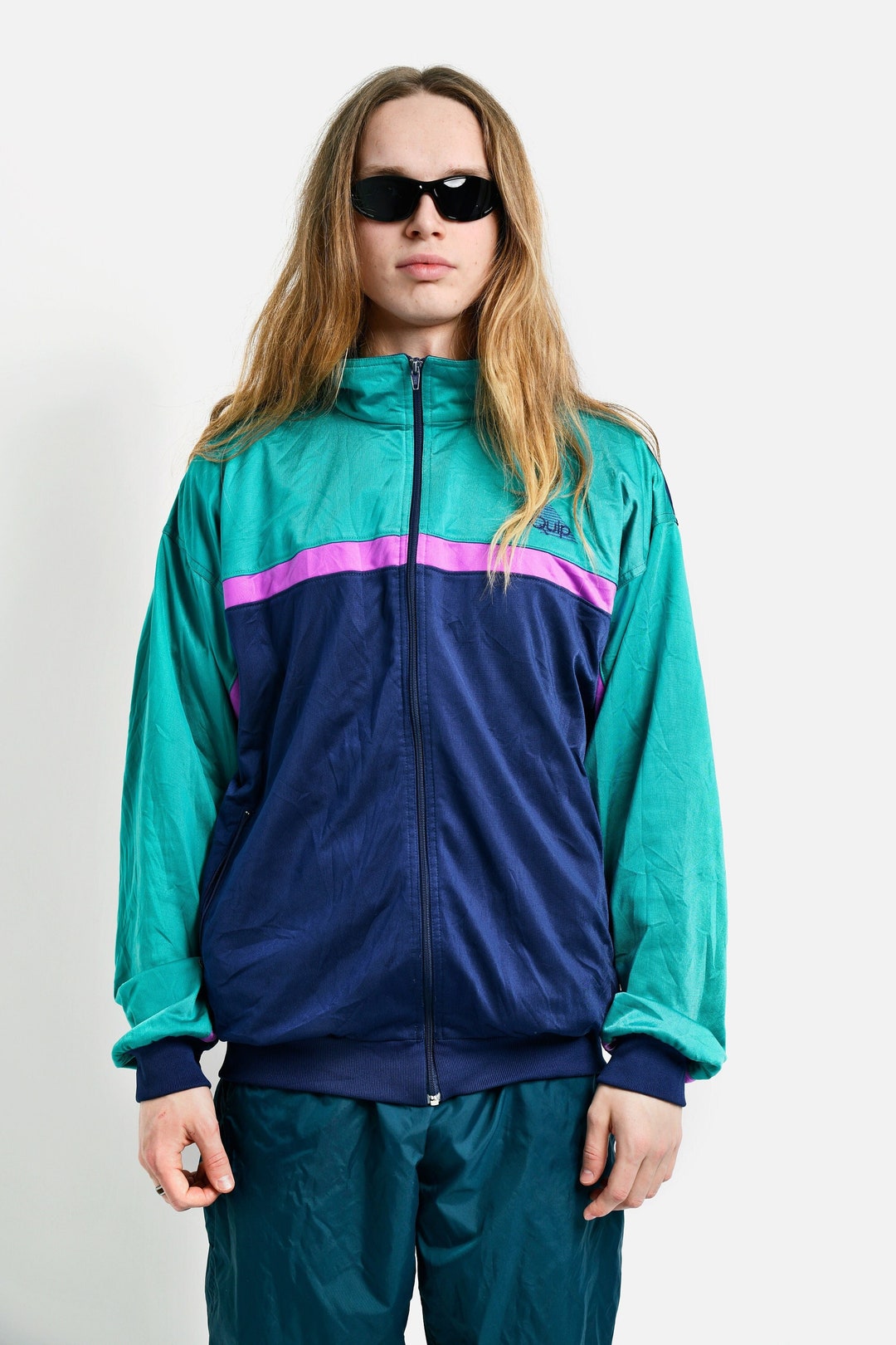 Vintage 80s Track Jacket Multi Colour for Men Retro 90s Old - Etsy