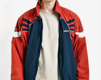 dark red adidas jacket