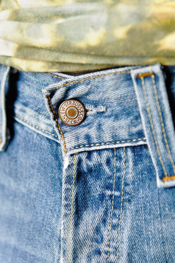 LEVI'S 512 vintage distressed flared jeans men's … - image 10